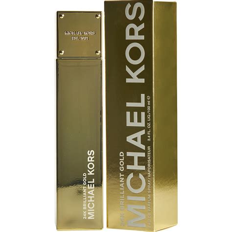 24k brilliant gold michael kors 3.4 oz|Michael Kors perfume gold bottle.